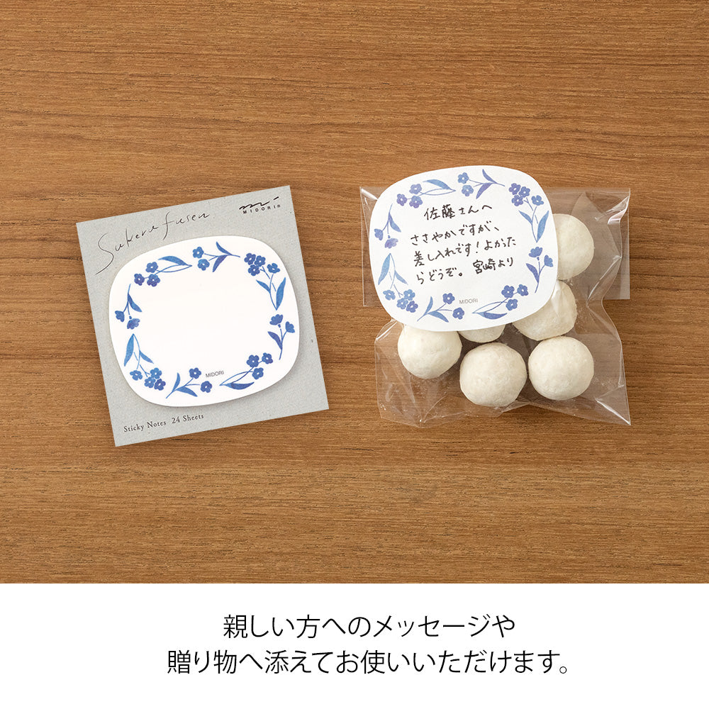 sticky-notes-fleurs-bleues vue 5