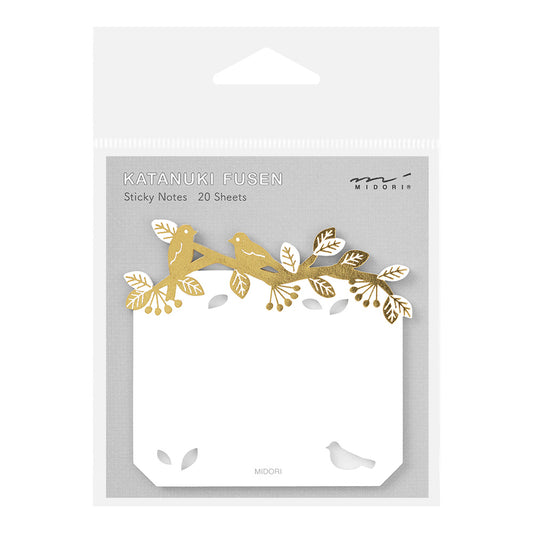 sticky-notes-oiseaux-or vue 1