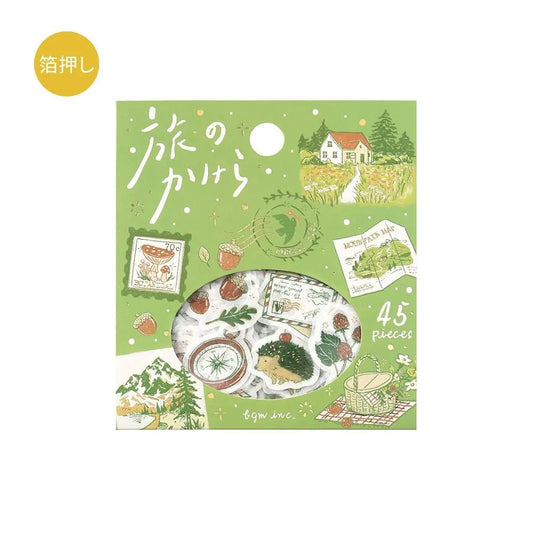 Stickers flakes dorés – Travel Fragments - BGM