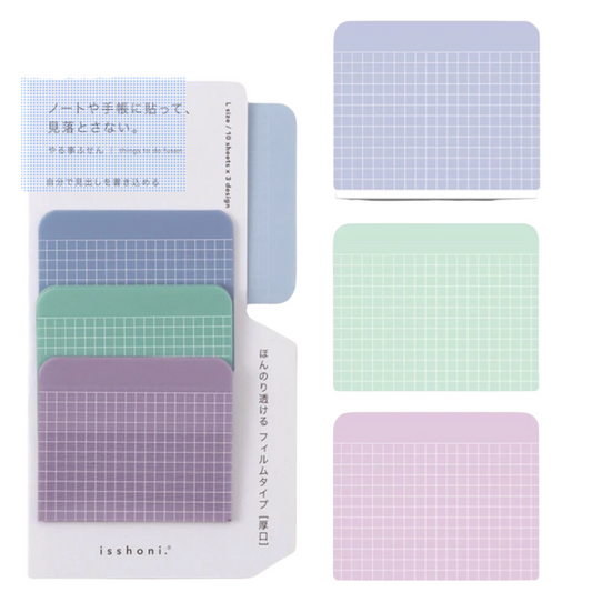 sticky-notes-vert-et-violet-taille-l vue 1