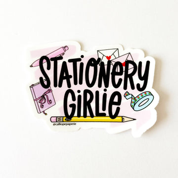 Autocollant vinyle – Stationery Girlie