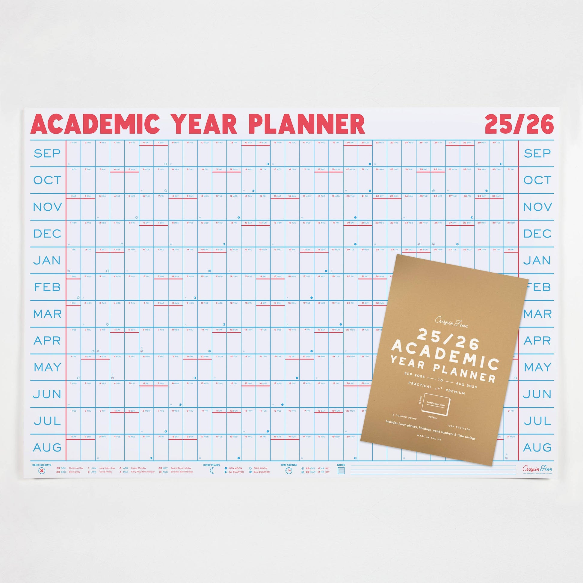 Agenda academique 2025 2026 Crispin Finn