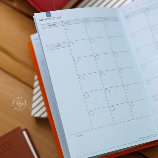 Agenda journalier non daté “2 jours par page” – BenStore