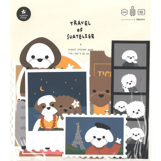 Stickers Suatelier design partons en voyage 1525