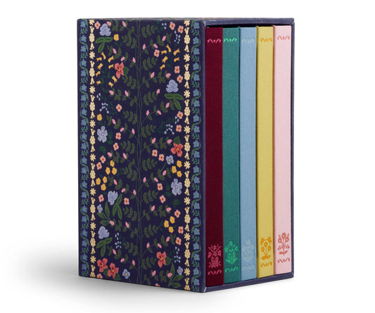 Coffret de 5 carnets reliés Wildwood – Rifle Paper Co.