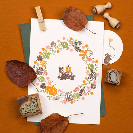 Tampon | Faon couché - Perlenfisher