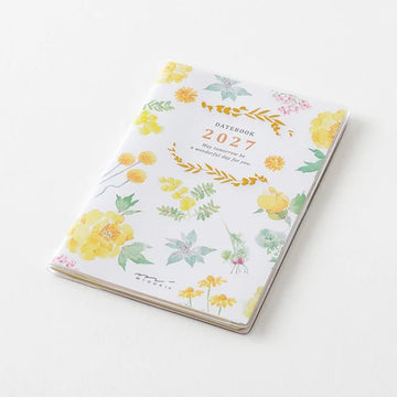 Agenda Pocket Diary 2027 Mini B7 – Country Time Flowers | Midori