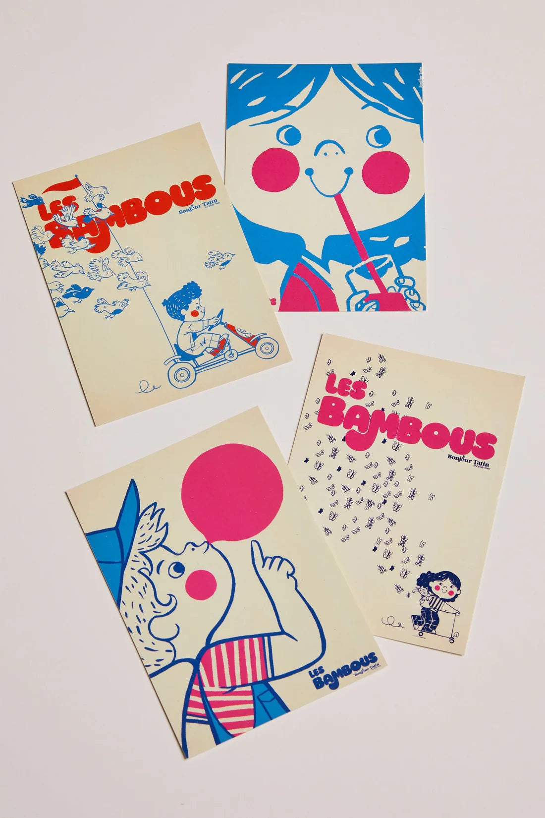 Cartes postales C'est le printemps Les bambous Bonjour Tatin