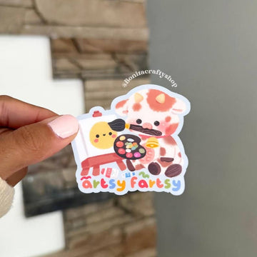 Sticker « Vache Artsy Fartsy » | Bonita Crafty Shop