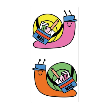 Stickers Escargot messager - Sur Le Rouleau - Pipsticks - Coloris aléatoire
