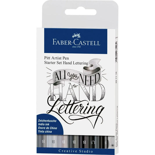 Kit feutres lettering Pitt Artist Pen – Faber-Castell – Modèles au choix