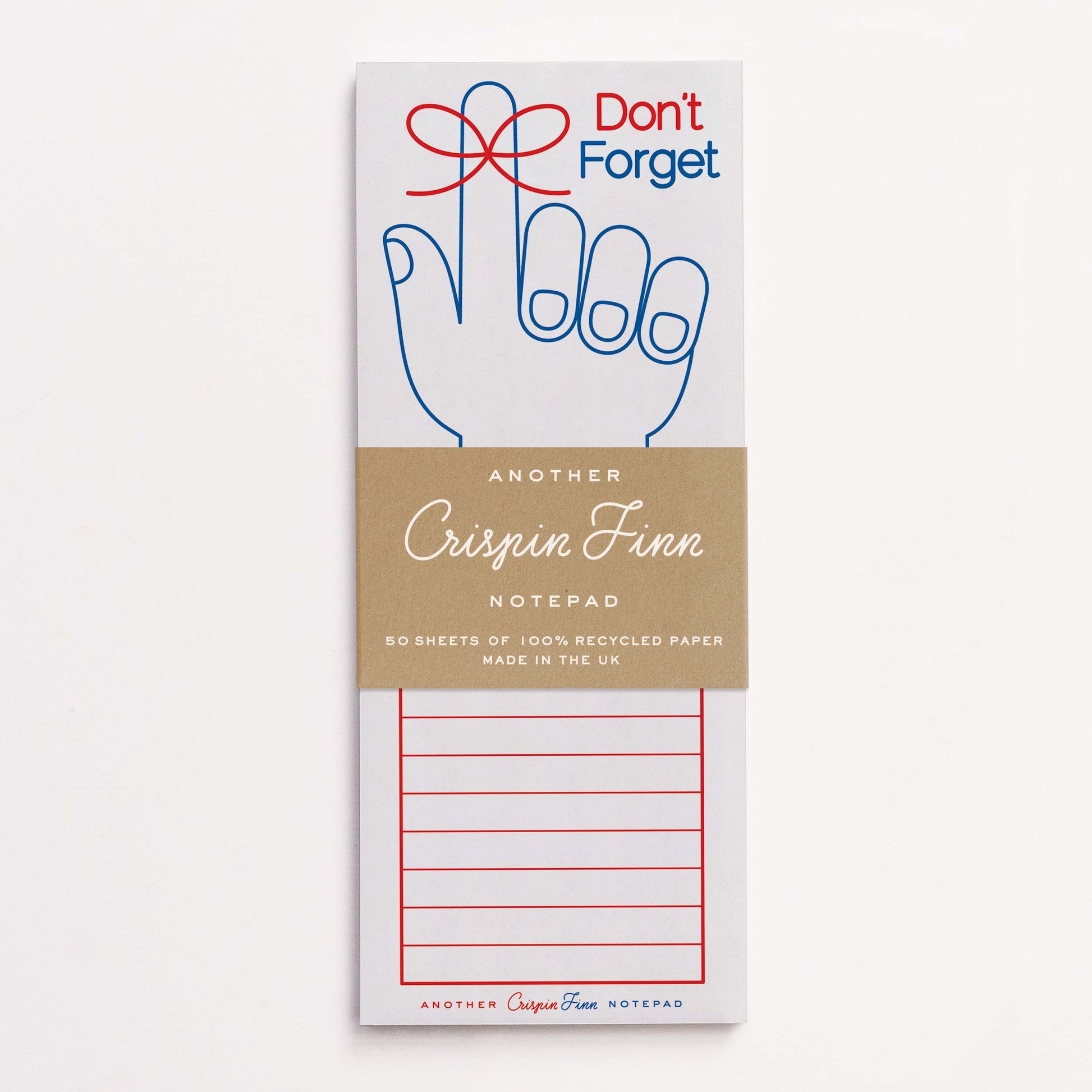 bloc notes Don't Forget Crispin Finn