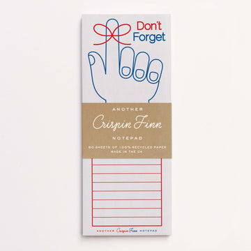 bloc notes Don't Forget Crispin Finn