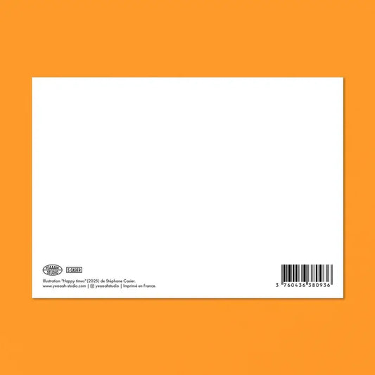 Carte postale  « Mimi & Bobby - Happy times » - A6 - Yeaaah! Studio