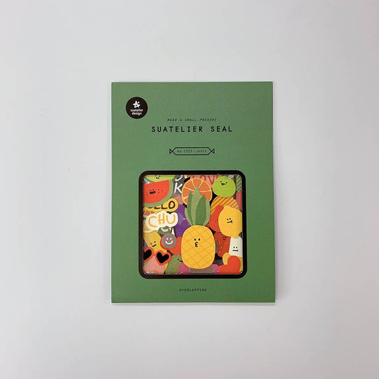 Pochette stickers Jus de fruits Satelier