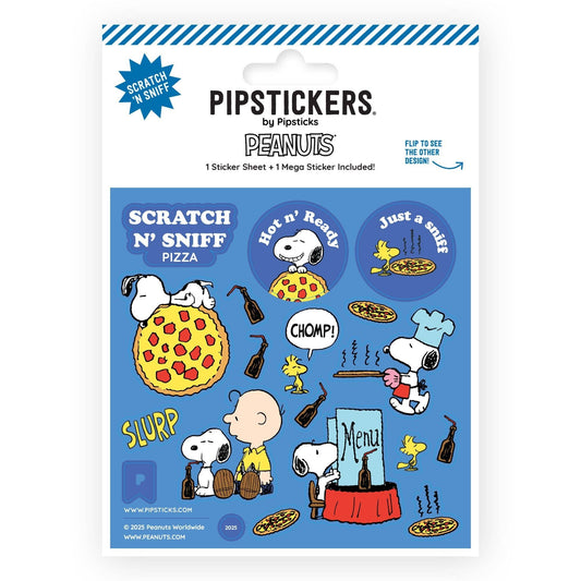 Stickers Scratch’n Sniff (Pizza) – Snoopy – Pipsticks
