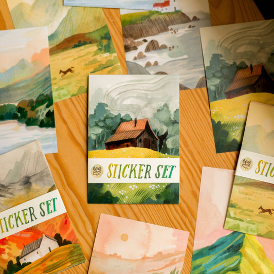 Pack de stickers  - Paysages | Wild Pencil Studio