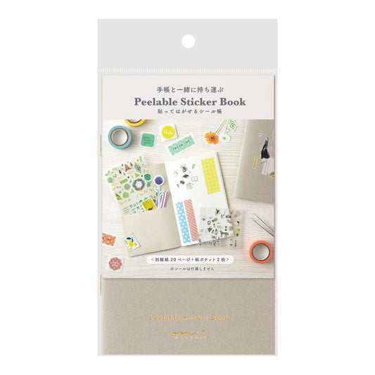 Livre de rangement pour autocollants – Format B6 – MIDORI