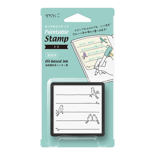 tampon-oiseaux-pre-encre vue 1