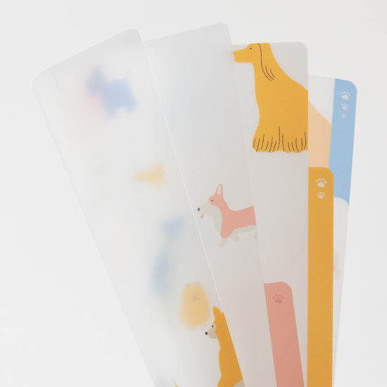 Pochettes / chemises à onglets Midori A5 chiens onglets
