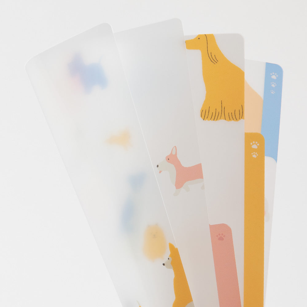 Pochettes / chemises à onglets Midori A5 chiens onglets