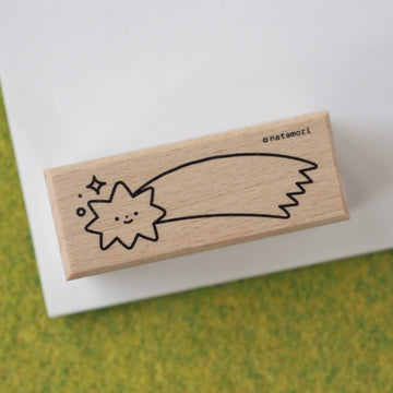 Tampon en bois « Étoile filante » | Natamori