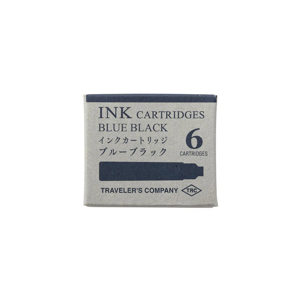 cartouche-dencre-bleu-noir-pour-stylo-plume-en-laiton vue 1