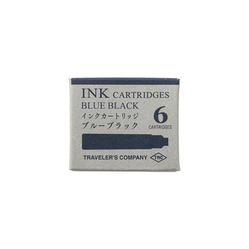 cartouche-dencre-bleu-noir-pour-stylo-plume-en-laiton vue 1