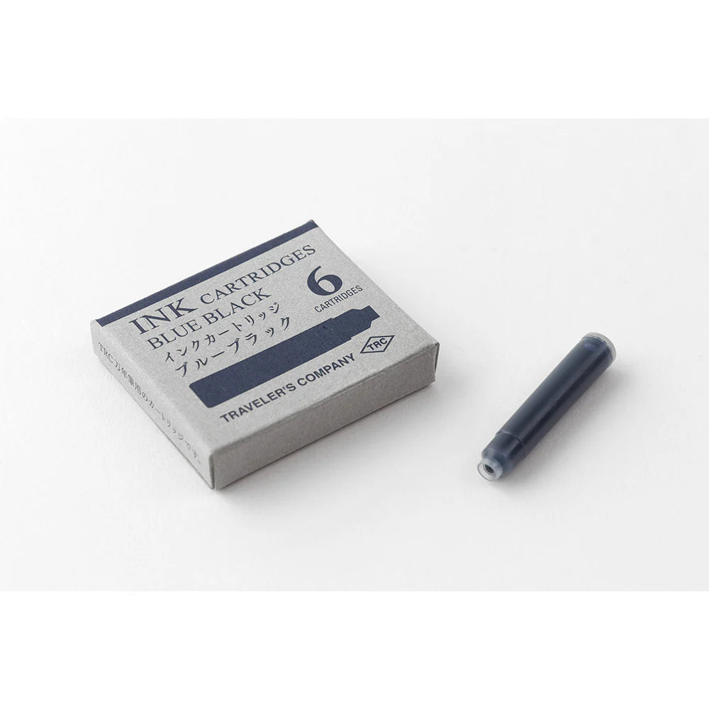 cartouche-dencre-bleu-noir-pour-stylo-plume-en-laiton vue 3