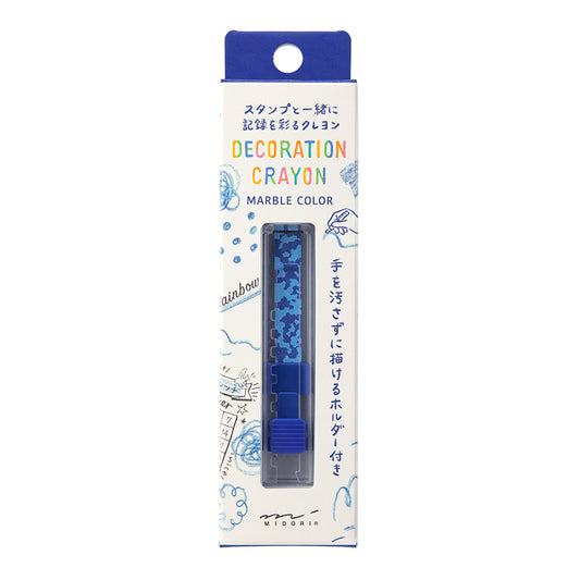 Crayon de décoration Bleu Mélangé