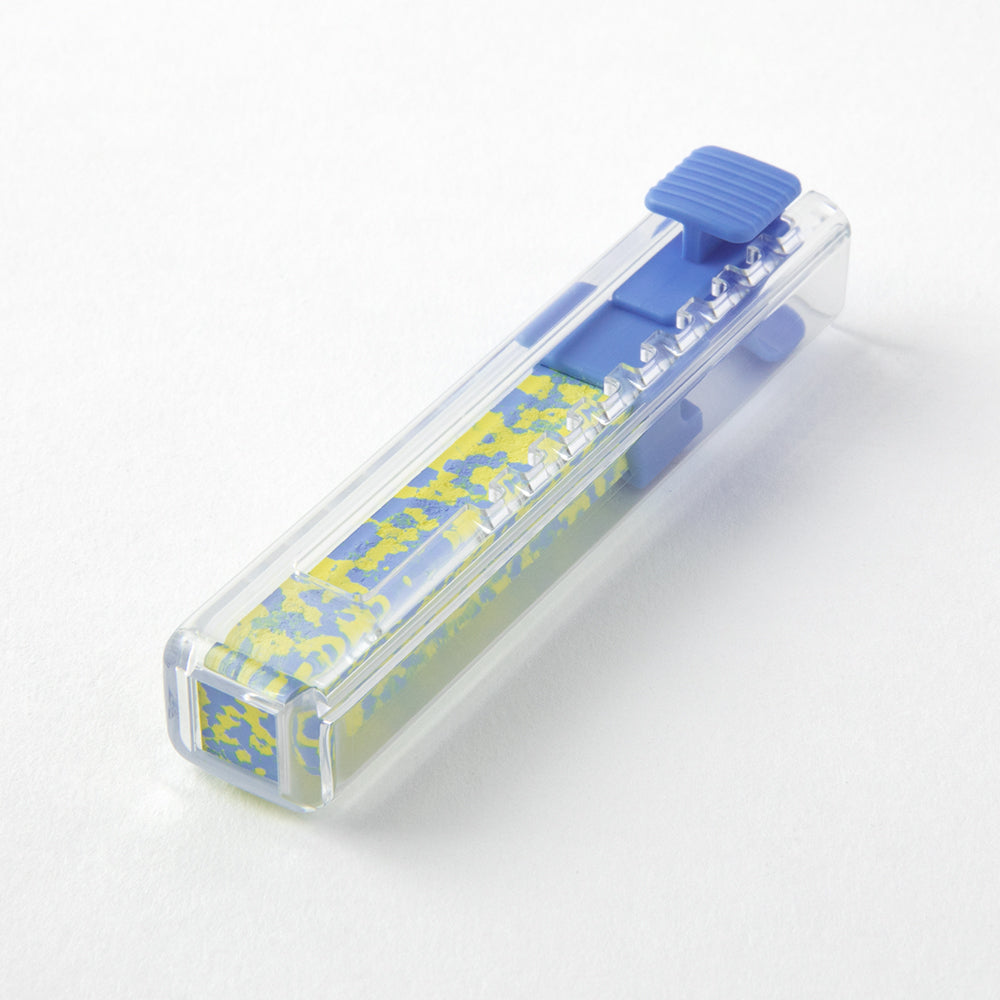 crayon-de-decoration-jaune-et-bleu vue 4
