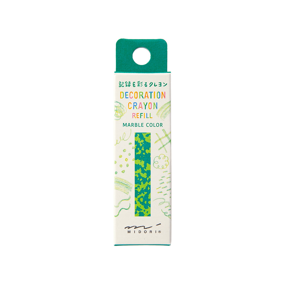 recharge-crayon-de-decoration-vert-melange vue 1