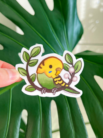 Sticker vinyle Perruche verte et jaune – Thousand Skies