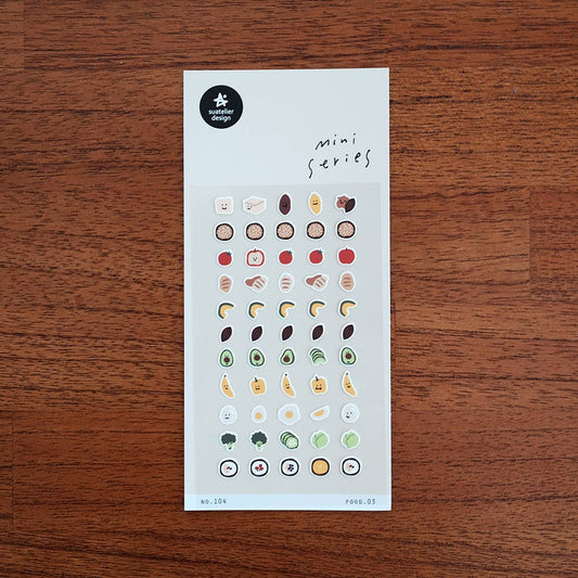 Stickers food suatelier design