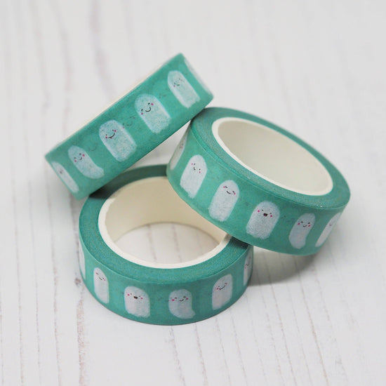 Washi Tape Green ghost