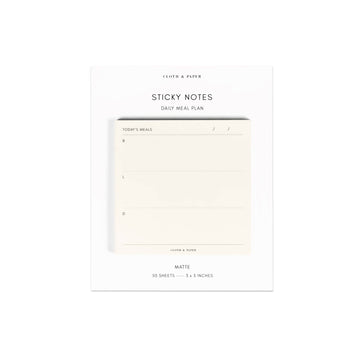Cloth & Paper – Notes autocollantes "Today's Meals" 1
