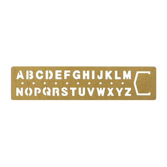 Marque-page Alphabet en laiton