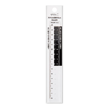 Règle transparente - 15 cm