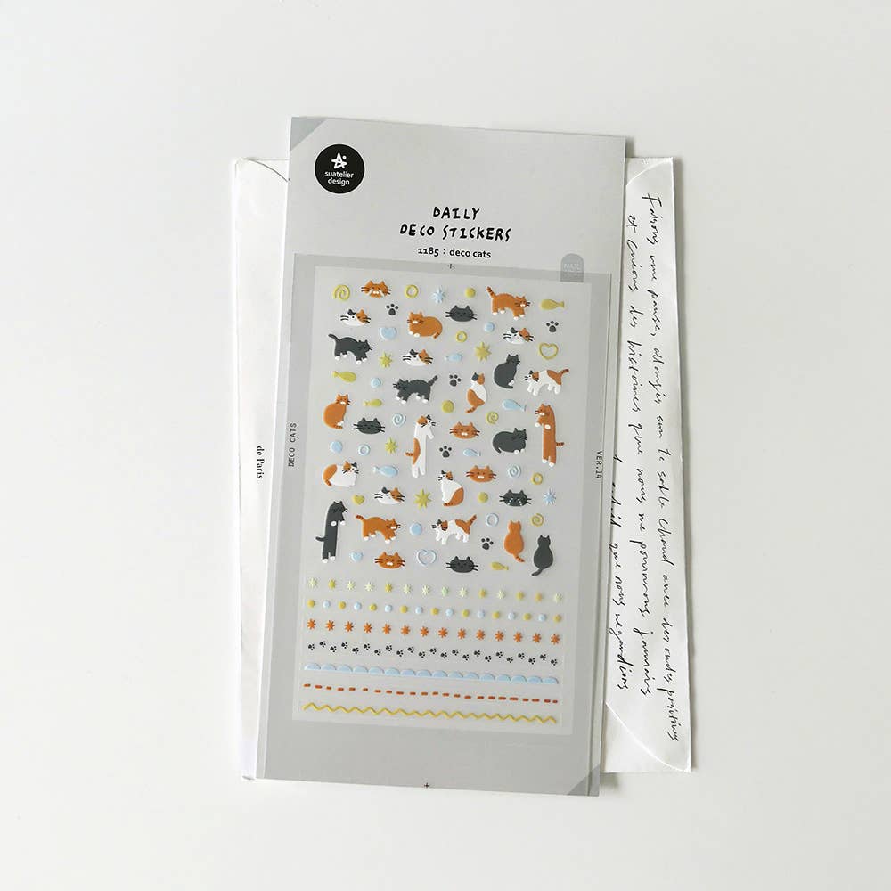 Stickers chats déco Suatelier design 1185