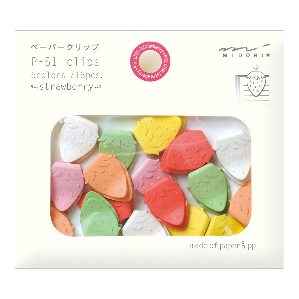 trombones-clips-fraise vue 1
