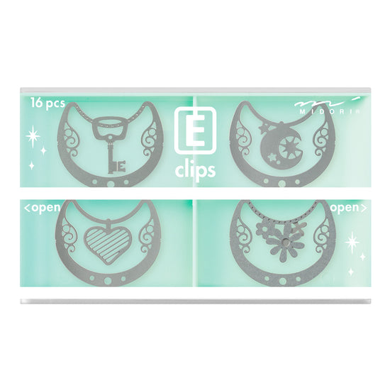 midori-e-clips-fleurs-papeterie-coeur vue 2