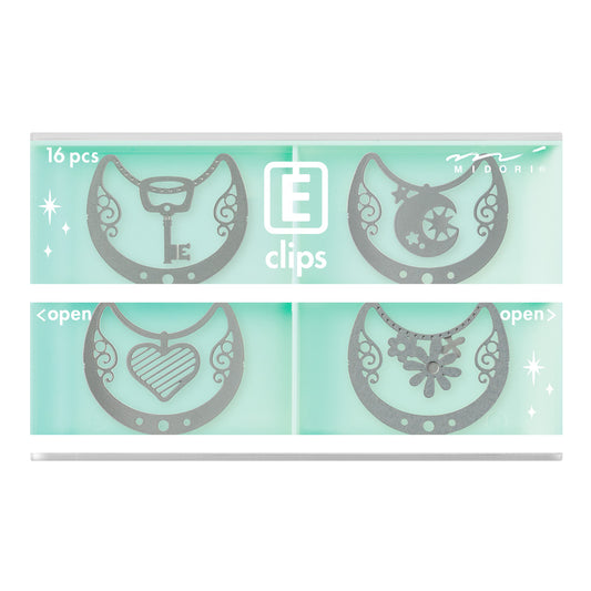 midori-e-clips-fleurs-papeterie-coeur vue 2