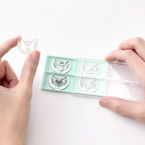 midori-e-clips-fleurs-papeterie-coeur vue 5