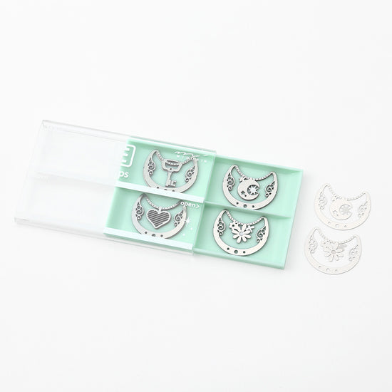 midori-e-clips-fleurs-papeterie-coeur vue 6