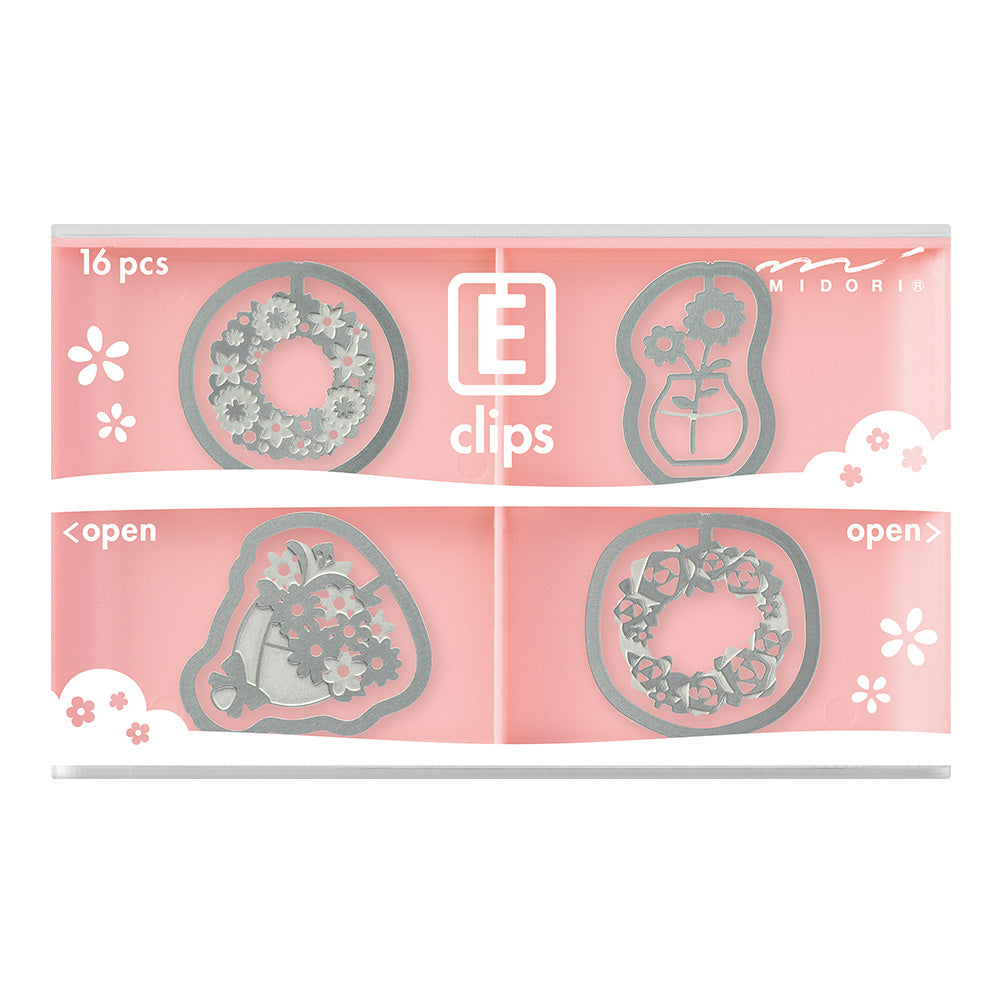 midori-e-clips-fleurs-papeterie-coeur vue 8