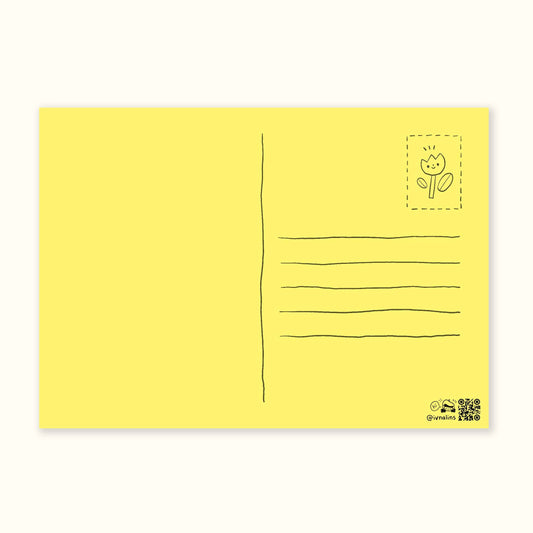 Carte postale illustrée – Soirée d’été & pique-nique – Ivna Lins