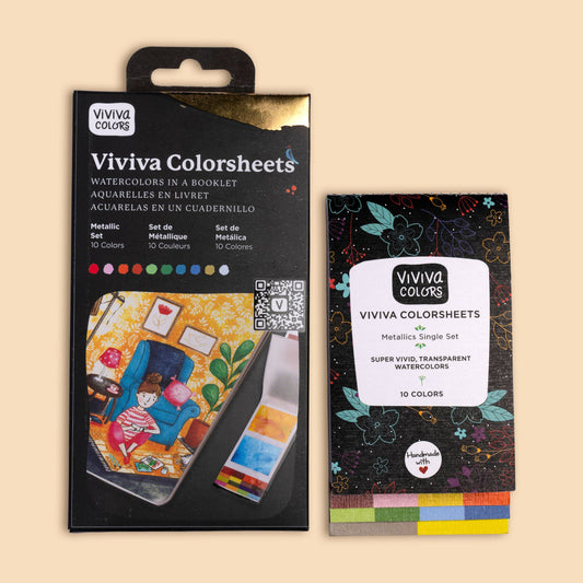 Feuilles de Couleurs Métalliques Viviva Colors – Édition Unique