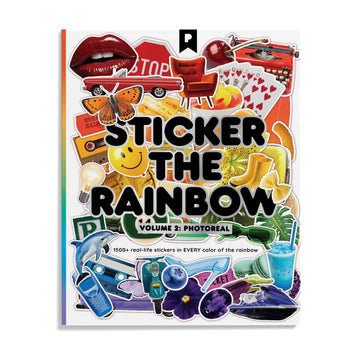 Livre de stickers – Sticker the Rainbow Vol. 2: In Real Life | Pipsticks