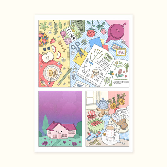 Carte postale – Lever de soleil & plaisirs simples – Ivna