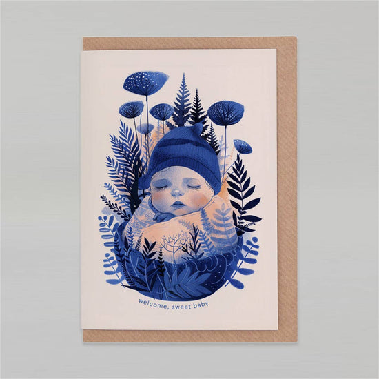 bienvenue-bebe-carte-de-naissance-genre-neutre vue 1